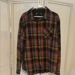 Prana Plaid Flannel Shirt - Multicolor